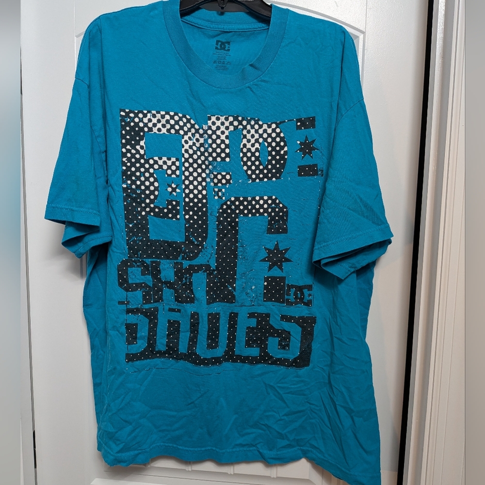 DC Shoes Men's Teal Graphic Tee